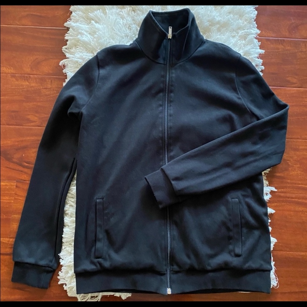 GUCCI Long Sleeved Zip Up Black Jacket